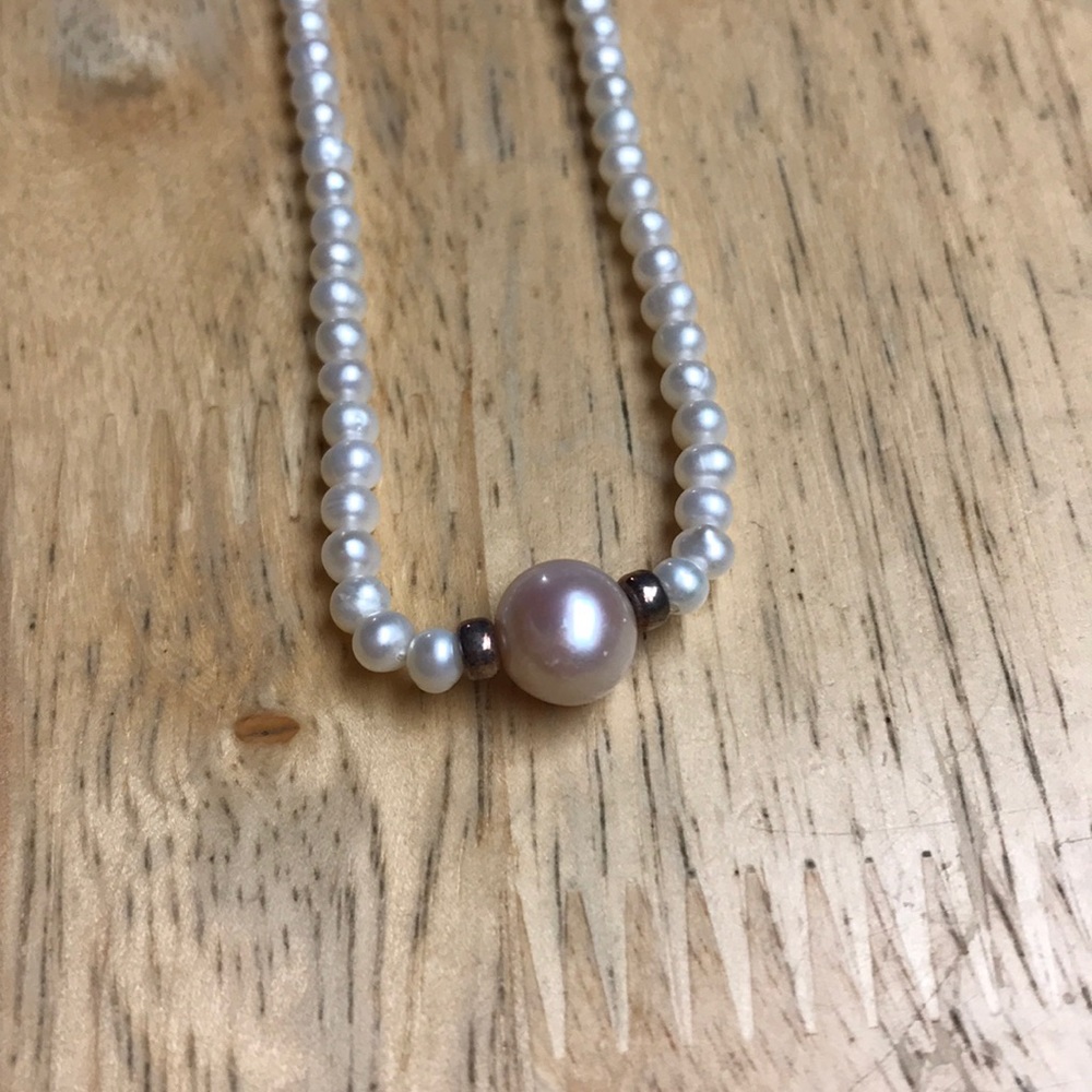 Freshwater pearl necklace